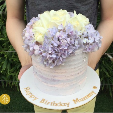 Purple Summer Bloom Cake