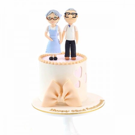 Anniversary Couple Cake
