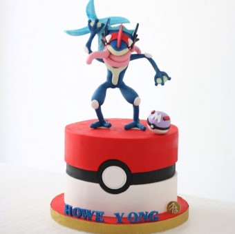 Greninja Pokemon Cake