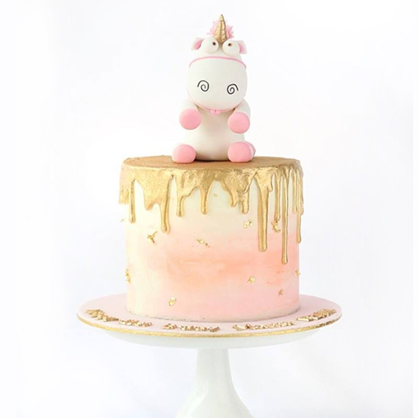Fluffy Unicorn Buttercream Cake